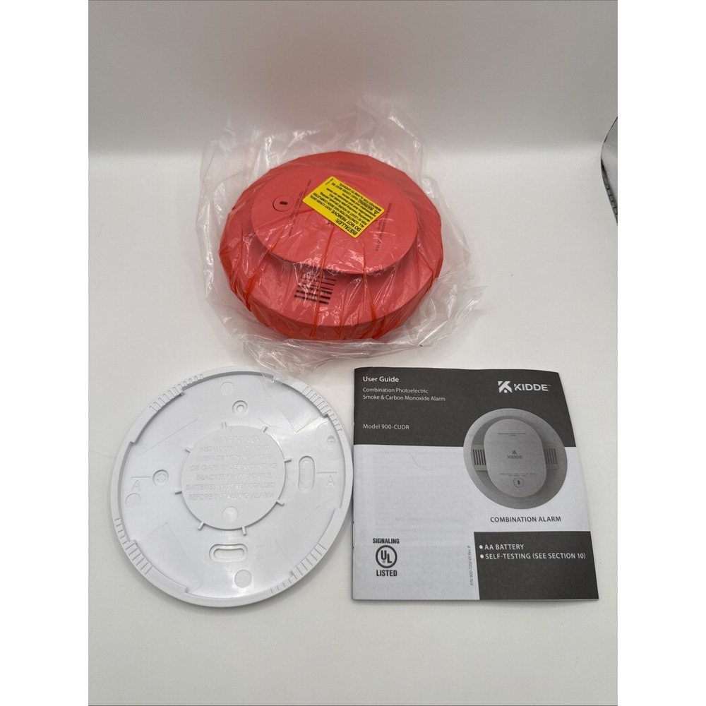 Kidde 900-CUDR Battery Smoke Detector and Carbon Monoxide‎ Alarm Combo No Screws